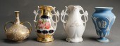 FOUR ASSORTED PORCELAIN VASESF
