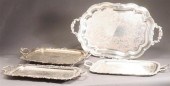 FOUR ASSORTED RECTANGULAR SILV