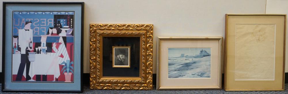 FOUR ASSORTED REPRODUCTION COLOR