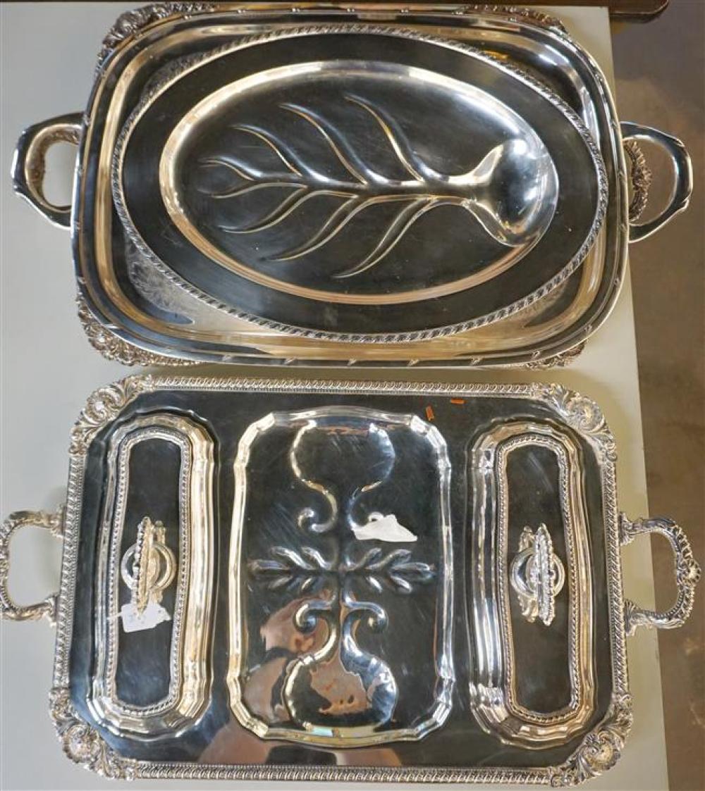 FOUR ASSORTED SILVER PLATE