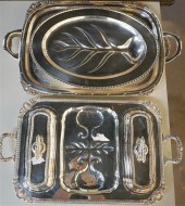 FOUR ASSORTED SILVER PLATE TWO