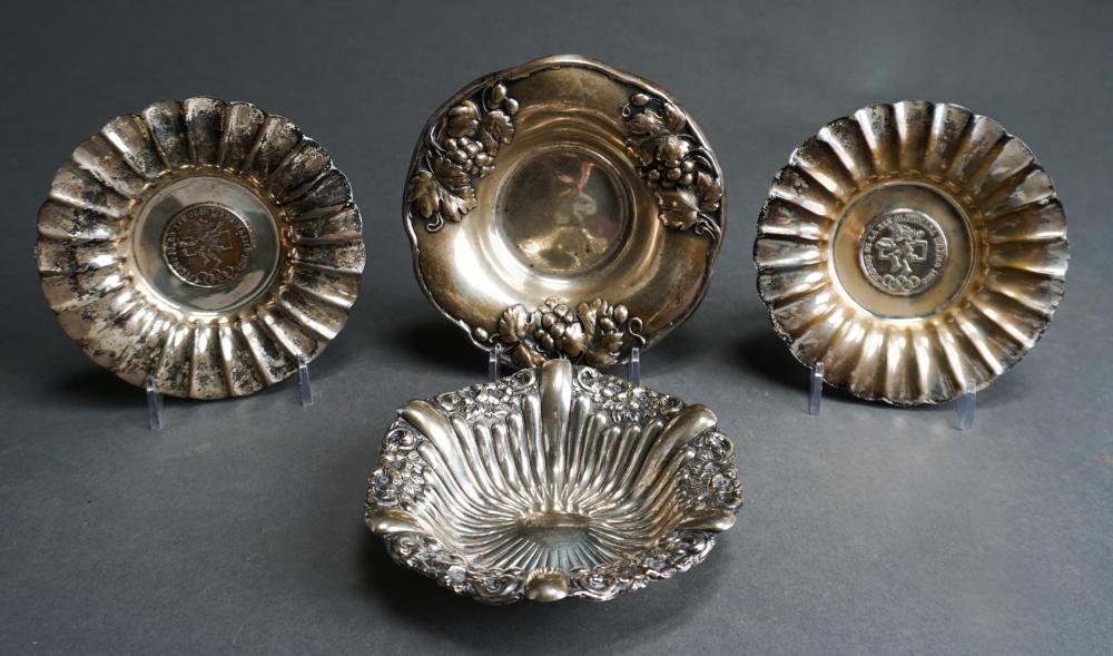 FOUR ASSORTED STERLING SILVER