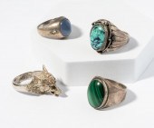 FOUR ASSORTED STERLING SILVER
