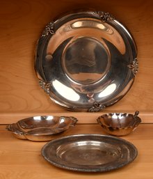 Four assorted vintage sterling