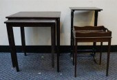 FOUR ASSORTED WOOD TABLESFour