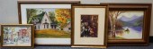 FOUR ASSORTED WORKS OF ARTFour