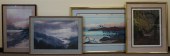 FOUR ASSORTED WORKS OF ARTFour