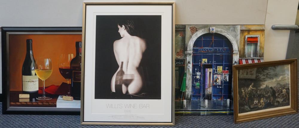 FOUR ASSORTED WORKS OF ARTFour
