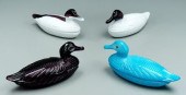 Four Atterbury covered duck di