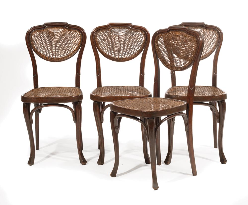 FOUR AUSTRIAN ART NOUVEAU