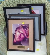 FOUR AUTOGRAPHED PHOTOS OF MOV