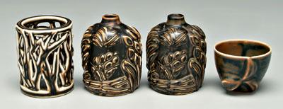 Four Axel Salto ceramic vessels