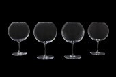 FOUR BACCARAT CRYSTAL BACCHUS