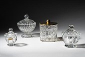 FOUR BACCARAT CRYSTAL JARSFour