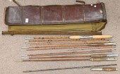 FOUR BAMBOO FLY RODS ONE SALMO