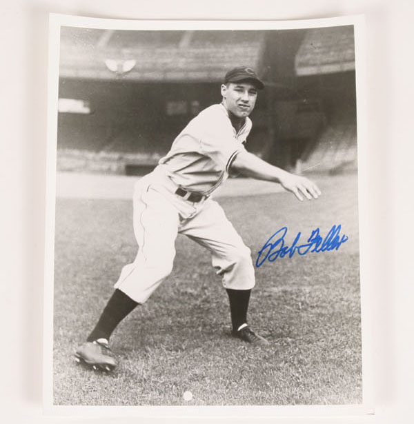 Four baseball autographs on 8" x