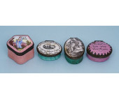 FOUR BATTERSEA PATCH BOXES<br>