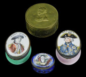 FOUR BATTERSEA / SNUFF BOXES,