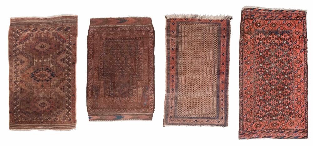 FOUR BELOUCHE CARPETS: FROM 2’8”