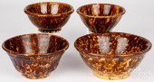 FOUR BENNINGTON POTTERY MIXING