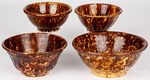 FOUR BENNINGTON POTTERY MIXING