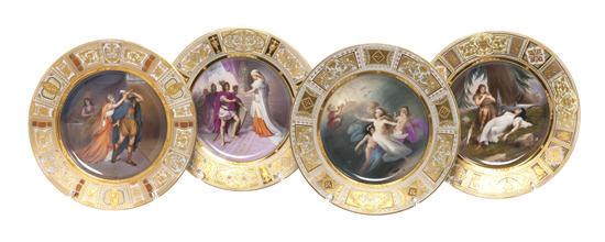 Four Berlin (K.P.M.) Porcelain