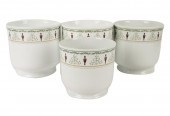 FOUR BERNARDAUD GRENADIERS POR