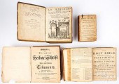 FOUR BIBLESFour bibles, to inc