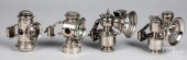 FOUR BICYCLE LAMPS, CA. 1900Fo