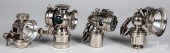 FOUR BICYCLE LAMPS, CA. 1900Fo