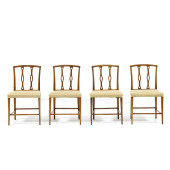 FOUR BIEDERMEIER STYLE SIDE MA