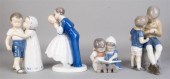 FOUR BING & GRONDAHL PORCELAIN