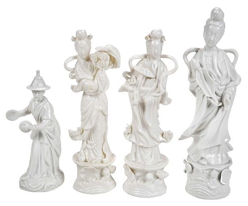 FOUR BLANC DE CHINE PORCELAIN