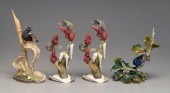 Four Boehm bird figurines: pai