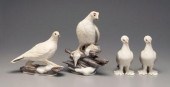 Four Boehm bird figurines: pta