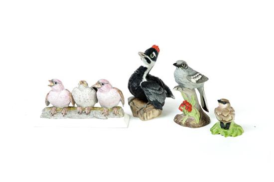 FOUR BOEHM BIRDS.  American  2nd