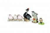 FOUR BOEHM BIRDS.  American  2