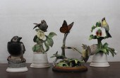 FOUR BOEHM PORCELAIN BISQUE FI