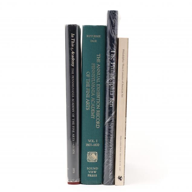 FOUR BOOKS ON FINE ART IN