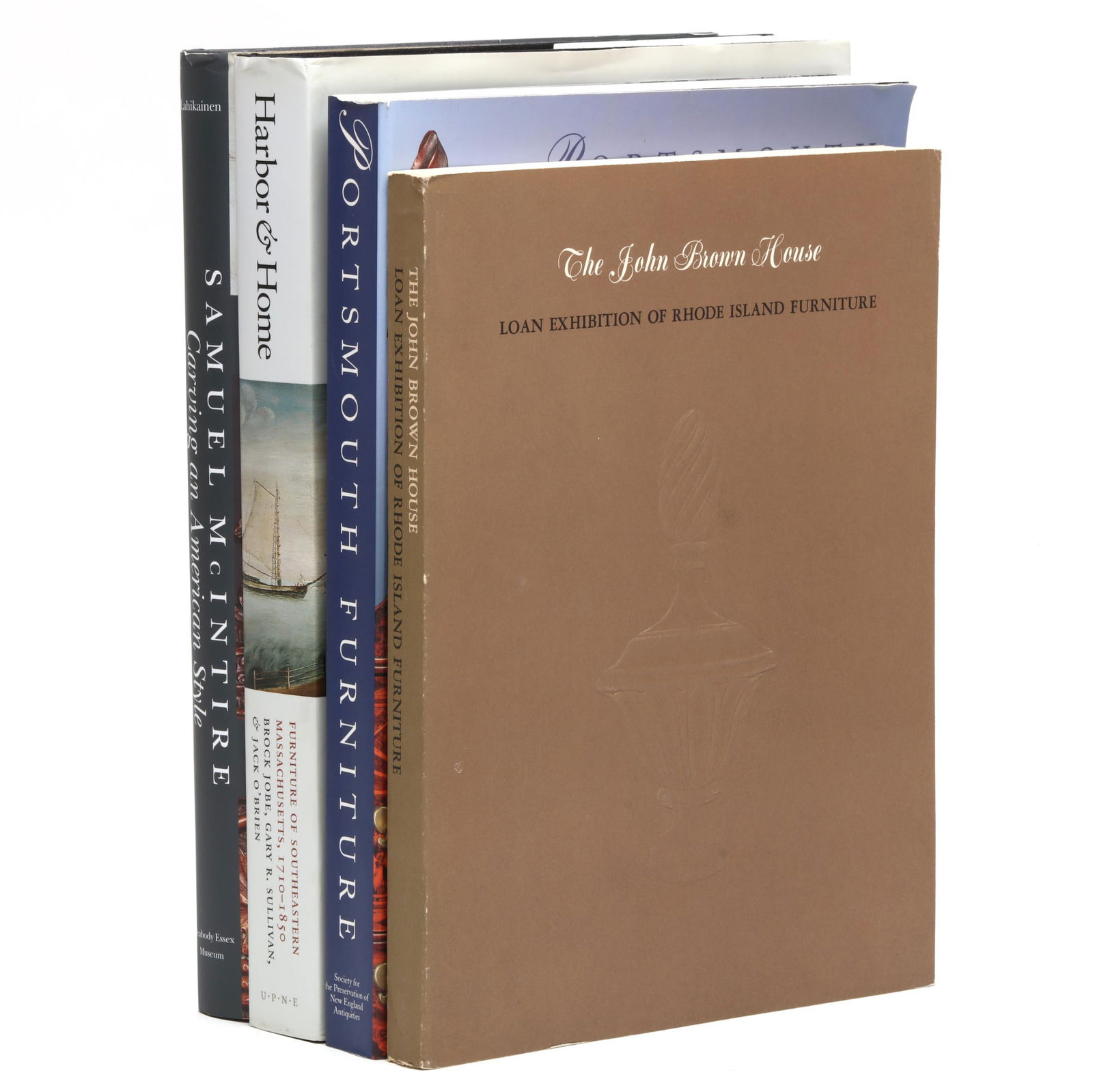 FOUR BOOKS ON NEW ENGLAND FURNITURE