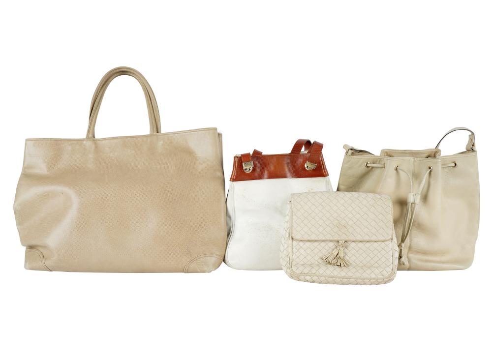 FOUR BOTTEGA VENETA LEATHER