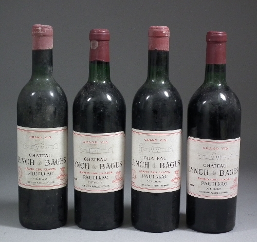 Four bottles of 1959 Chateau