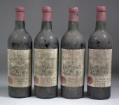 Four bottles of 1961 Chateau L