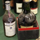 Four bottles of cognac includi