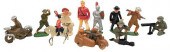 FOUR BOX LOTS OF LEAD TOY SOLD