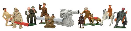 FOUR BOX LOTS OF LEAD TOY