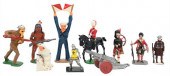 FOUR BOX LOTS OF LEAD TOY SOLD