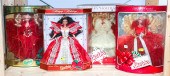 FOUR BOXED HAPPY HOLIDAY BARBI