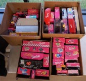 FOUR BOXES OF MOSTLY BARBIE DO