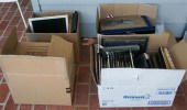 FOUR BOXES OF PICTURE FRAMESFo